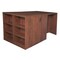 Regency Storage Desk StandUp Storage Cab 3 Desk Quad, BookCase, 46" D X 42" H, 85" W X Melamine Laminate LSSC3SD8546CH - alternate 1
